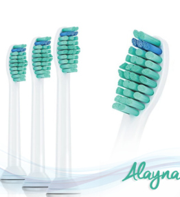 Replacement Heads For Electric Toothbrushes, Compatible with Phillips Sonicare Proresults, Plaque Control Toothbrush- 4 Pack By Alayna