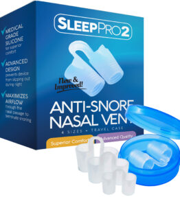 Premium Anti-Snore Nose Vents Snore Stopper Sleep Aid Device –Snoring Solution Naturally and Instantly - #1 (Fine Grade Silicone) BY Alayna