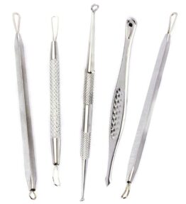MARQUEE 5-PIECE ACNE BLACKHEAD REMOVAL TOOL SET