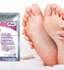 Foot Callus Remover Mask For Dead, Dry and Peeling Skin, Rough Heels Feet Exfoliating Peel Scrub Results in Baby Soft, Silky, and Smooth Skin in 7-10 Days-2 Pairs-Natural Lavender Scent- For Men and Women