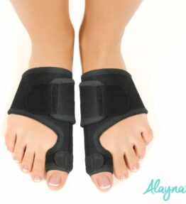 Bunion Corrector and Bunion Relief Splint – Adjustable Toe Straightener Pads Cushions for Hallux Valgus Pain Relief – Nighttime Bunion for Men and Women by Alayna